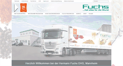 Desktop Screenshot of hermannfuchs.de