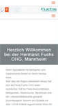 Mobile Screenshot of hermannfuchs.de