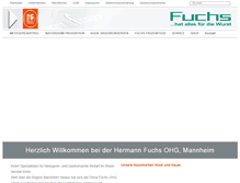 Tablet Screenshot of hermannfuchs.de